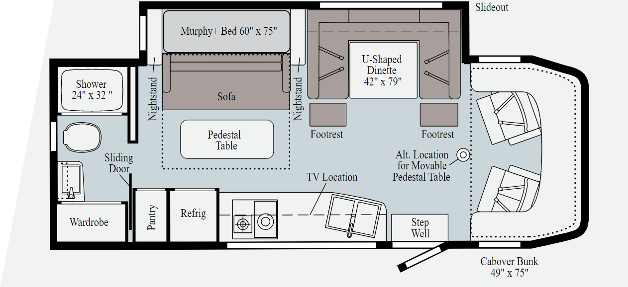 winnebago view floorplan