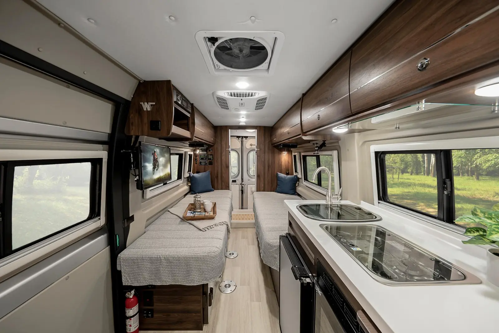 winnebago travato class b motorhome interior